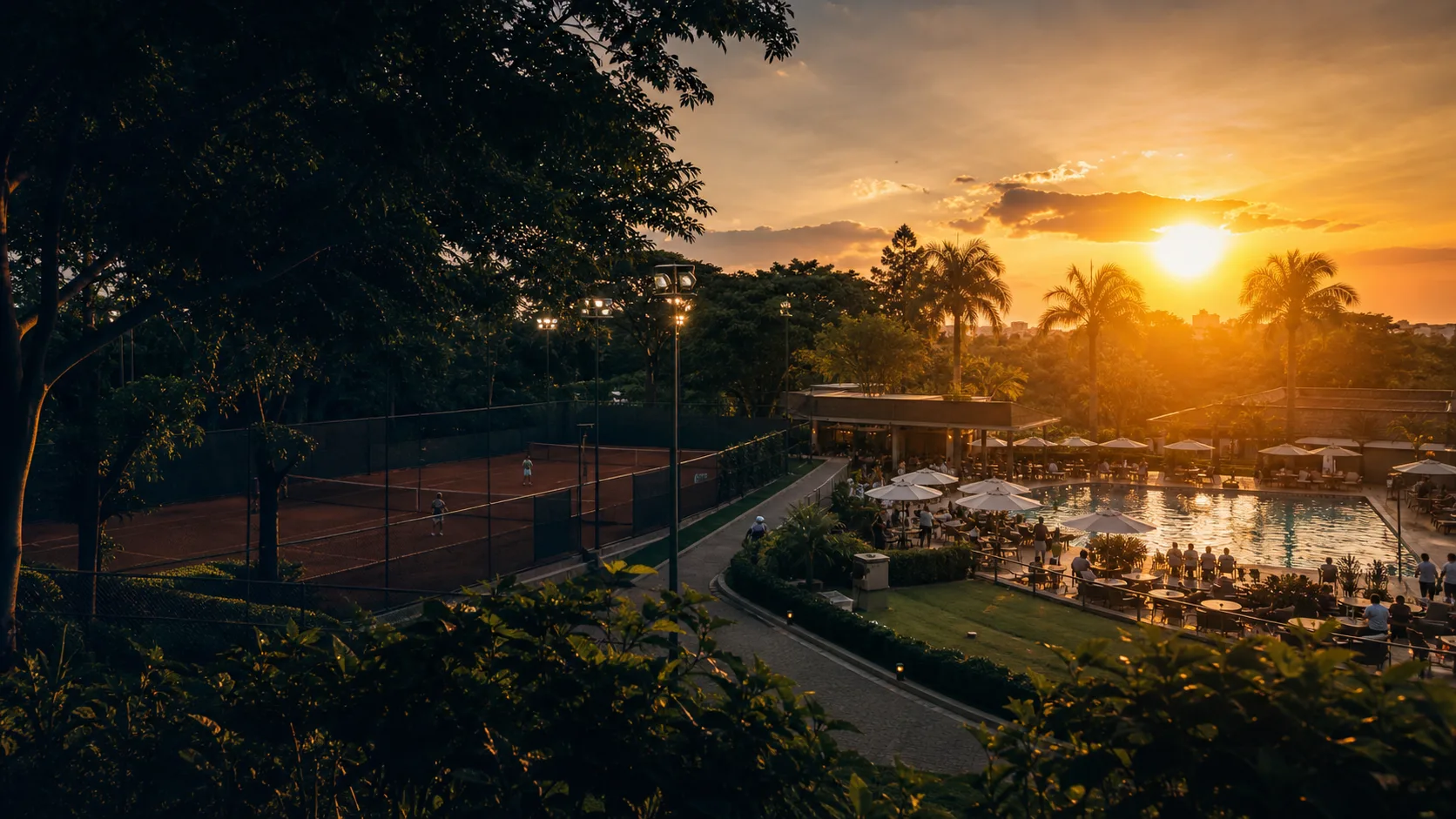 Vista do Clube Jaó
